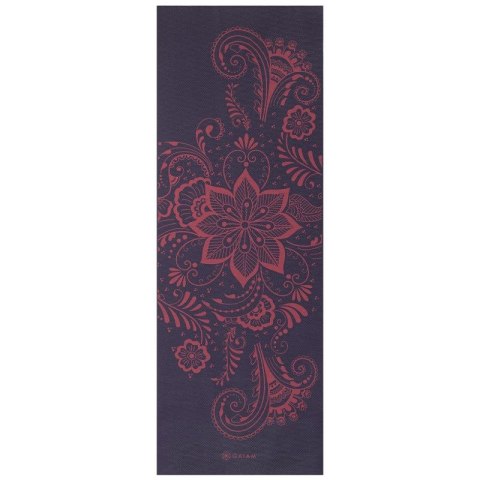 Mata do jogi Gaiam Premium Auabergine Swirl 6mm 62892 N/A