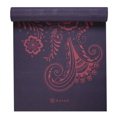 Mata do jogi Gaiam Premium Auabergine Swirl 6mm 62892 N/A