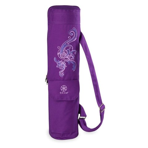 Gaiam Pokrowiec Z Paskiem Na Matę Deep Plum 61338 N/A