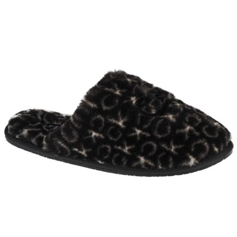 Kapcie Calvin Klein Slipper Mule Fur Mono W HW0HW00536-0GK 37