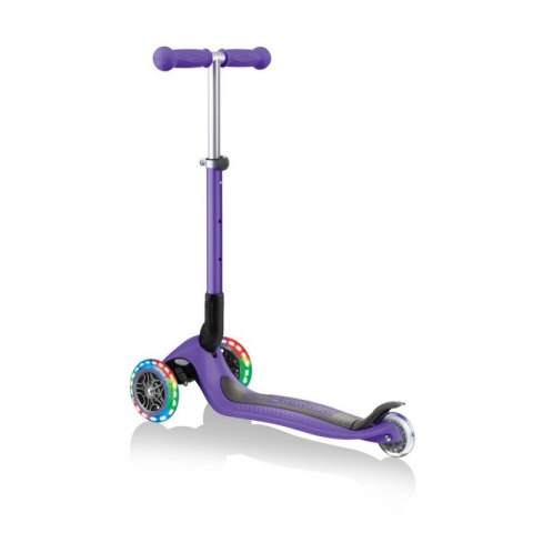 Hulajnoga 3-kołowa Globber Foldable Lights Violet Jr 437-103 N/A