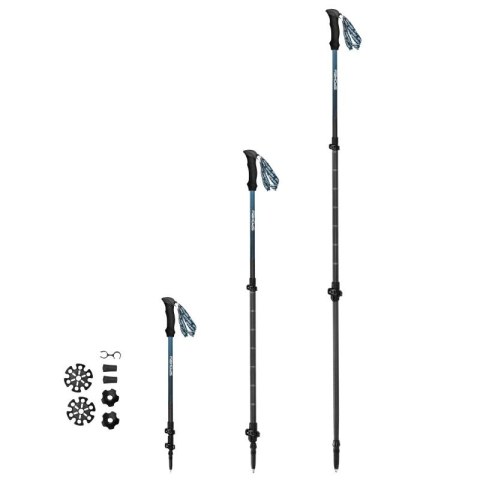 Kije trekkingowe Spokey CARBON 940974 105-135cm