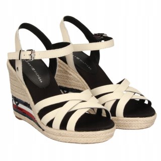 Sandały Tommy Hilfiger W High Wedge FW0FW04843 38