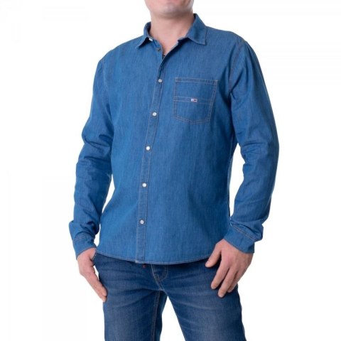 Koszula Tommy Jeans Tjm Cotton Denim Shirt Mid Indigo M DM0DM08399-447 S