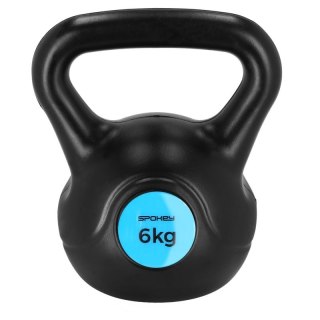 Obciążenie, Kettlebell Spokey Ketla 6 kg SPK-940844 Czarny