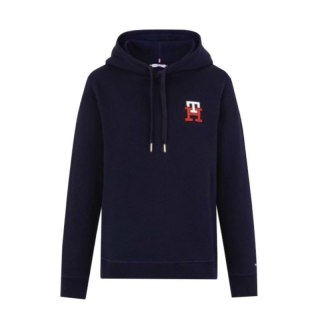 Bluza Tommy Hilfiger Reg Monogram W WW0WW37434 granatowa XS