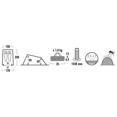 Namiot High Peak Minilite 2os 10157 N/A