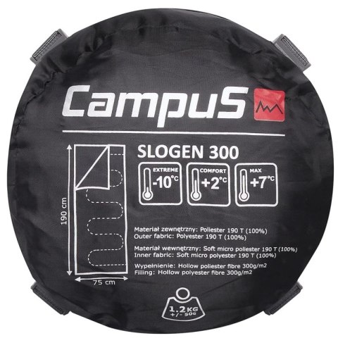 Śpiwór Campus Slogen 300 Right Sleeping Bag CUP701123200 One size