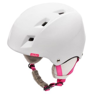 Kask narciarski Meteor Kiona biały/różowy 24850-24852 uniw