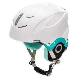 Kask narciarski Meteor Lumi biały/miętowy 24858-24860 uniw