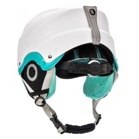 Kask narciarski Meteor Lumi biały/miętowy 24858-24860 uniw